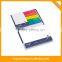 Custom logo printed assorted sticky notes memo pad with PET page marker