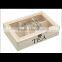Top grade natural handmade gift packing hot sale wooden tea bags display box