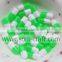 6*12 MM Wholesale Half Hole Resin Capsules Beads Drug Capsules Shape Loose Beads