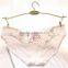 New Women Lady Cute Sexy See Through Underwear Satin Lace Embroidery Bra Sets