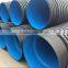 low cost HDPE drainage pipe corrugated yellow drain pipe