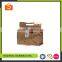 Custom printed grocery packaging brown food kraft paper bag