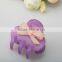 Bowknot hair claw hair accessories for little girls mixed color hair claw handmade acrylic hair claw clip