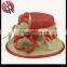 women elegent sinamay cloche church hats