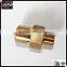 Custom Small CNC Turning Brass Pipe Fitting For Machinery Part