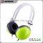 2015 most popular fashion colour wired headphone for pc and mobilphone
