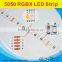 5050 rgb led strip wtih 44key remote led strip and controller waterproof 5050 led strip light