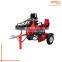 High Quality Gasoline wood hydraulic log splitter 7/9HP with CE certification