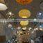 Pendant Light Modern Metal Wire Cage Copper Color Factory Decoraitive Hanging Pendant Light
