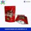 Natural Kraft paper food packing bag with see through window