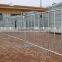 hot-dipped galvanized removable flat base crowd control barrier