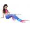 Girls Princess Costume Swimmable Mermaid Tail With Monofin