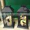 Halloween decorative plastic candle lantern led candle lantern black color halloween candle lantern