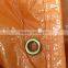 Orange gas proof tarpaulin with foam , insulated tarp concrete curing blanket