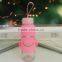 X008 Portable 300ML glass bottle Student bottle with silicone sleeve smile water sport bottle