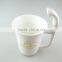 special white porcelain mug , cheap wholesale porcelain mug in stock