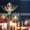 Artificial high quality lighted garden party street Christmas led firework tree