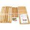 2 Tier Natural Bamboo Shoe Rack Bench Storage Organiser Holder 70 x 28 x 45cm