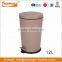 Colorful Powder Coating Metal Pedal Dust Bin
