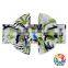 Pink Flower Big Bow Headband Stretchy Bow Hairband Rabbit Print Nylon Headbands