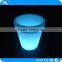 Custom electronic unique plastic LED glowing light round plant pots