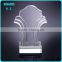 New design luxury crystal acrylic handmade customized shape craft award trophies in china wholesale