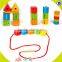 wholesale wooden blocks beaded toy for kids, diy wooden blocks beaded toy for kids, funny wooden blocks toy for kids W11E043