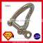 Stainless Steel 304 D Shaped Flat Shackle