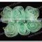 MSD wholesale organza ribbon flower for clothing/hat decoration