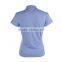 custom different color collar golf polo shirt dry fit with embroidered logo