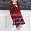 British wind suits school boys and girls uniforms trousers sets spring and autumn middle school students uniform custom made