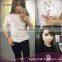 Wholesale custom couple short sleeve T-shirt pocket cheap cat t-shirt