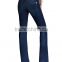 New arrival lady's sexy washed boot cut jeans