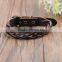 BrownBeans, Womens Casual Brown Braided Leather Comfortable Bracelet