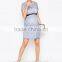 Contrast Waistband Bodycon Fit Lightweight Lace Preganat Women Dresses
