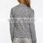Fashion Notch Collars Zip-up Motocycle Jacket Winter Woman Jacket