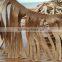 Factory do any design suede fabric tassels for bag/cloth