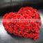 YR092 Top Quality Rose Flower Real Rex Rabbit Fur Cushions/Wedding Figt/valentine's Gift Fur Pillow