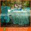 Taffeta Feather Wedding Decoration Tablecloth and Chair Covers
