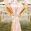 New Arrival Gold Sequins Wedding Chiffon Table Runner