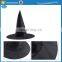 Simple Design Black Satin Halloween Party Witch Hat
