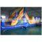 orange inflatable obstacle course, high quality inflatable obstacle game