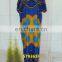 New design african abaya long dresses print silk kaftan dress