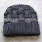 Winter cool knitted fashion mens beanie hat styles