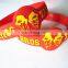 Embossed figured silicone bracelets