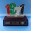 United arab emirates national day seven sheiks metal trophy with wooden base