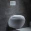 Round egg shape ceramic wall hung toilet dimensions price