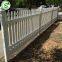 Decorative effect white picket fence garden edging factory pvc garden fence