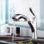 Unique high end electroplate stainless steel kitchen sink mixer faucet