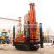 150meter 180 meter deep hole crawler DTH rock drilling rig/HQZ150L pneumatic water well drilling machine for sales